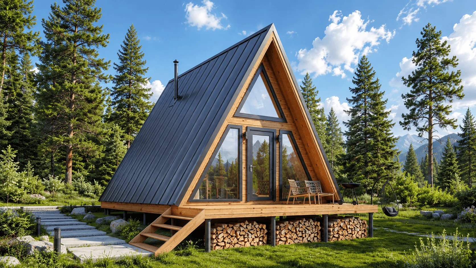 A-Frame дом